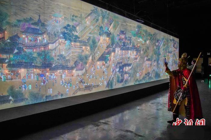 广西南宁商场举办《清明上河图》科技艺术沉浸特展