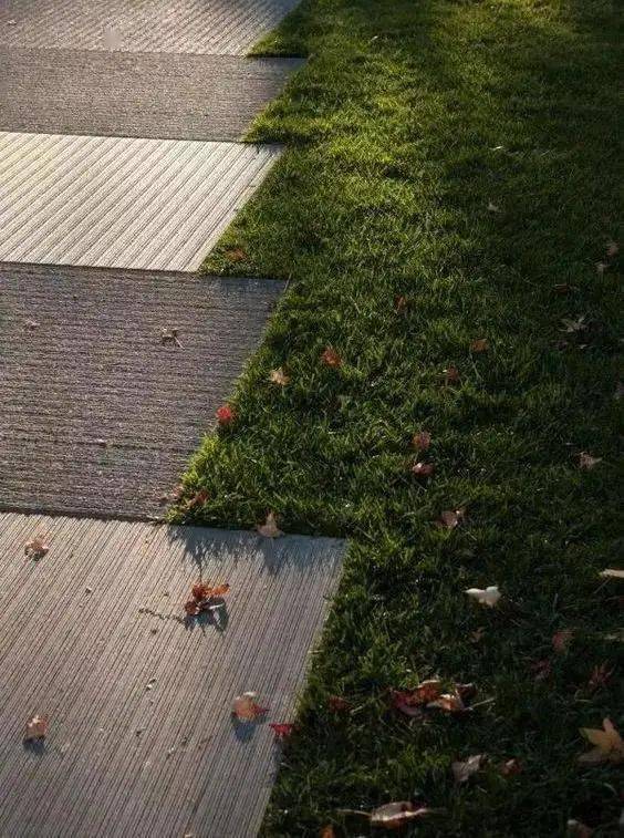 绝妙的景观铺装设计,这才是一步一风景!_空间_进行_地面