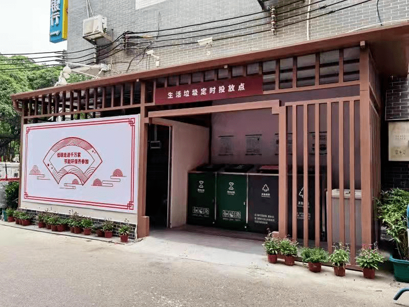 如此有艺术感的垃圾厢房你见过吗