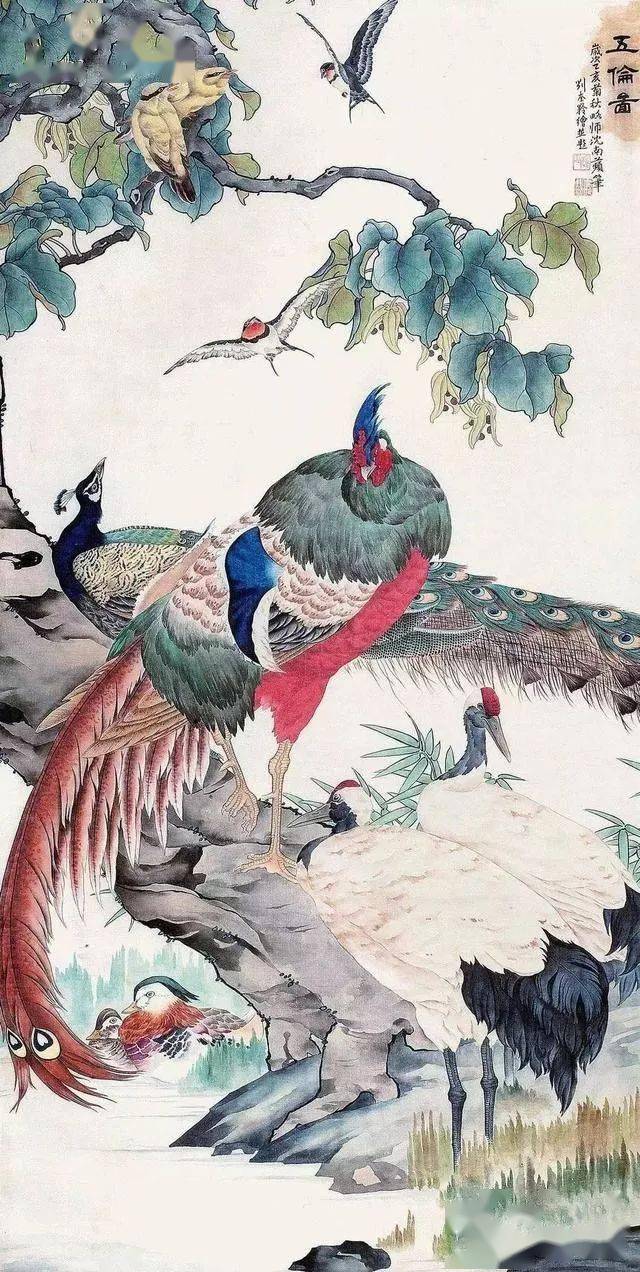 肉筆 水墨画 刘奎龄 画家刘奎龄花鸟走兽画（40幅） - 知乎