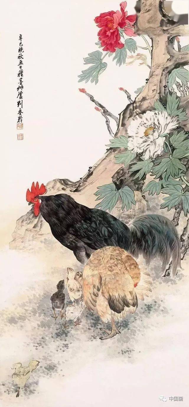 肉筆 水墨画 刘奎龄 全能画家刘奎龄100副高清工笔花鸟画欣赏！！！_中国_作品_传统
