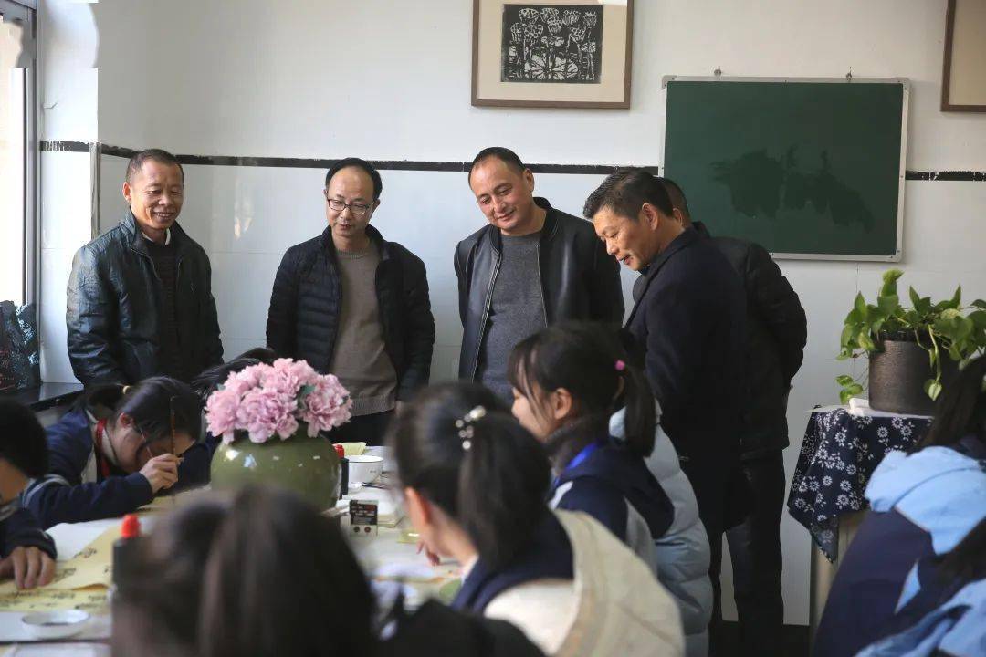 "双减"进行时 | 东塍镇中学:翰墨飘香尽芬芳 书法名家进校园