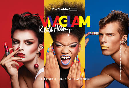 haring先生与m·a·c魅可之间的艺术共性是显而易见的.