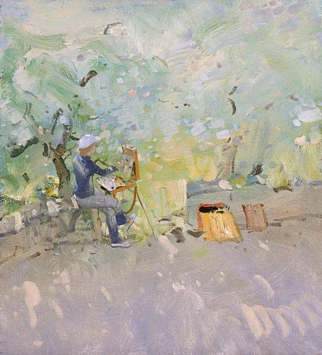 俄罗斯画家巴托杜加扎波夫清新纯净色调和谐独特的色彩之美