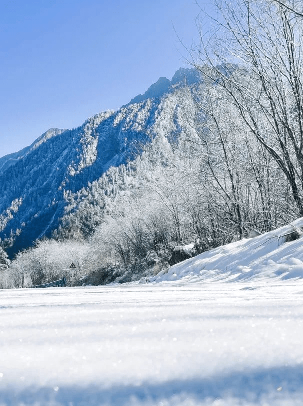 毕棚沟遇见梦幻之境一起赏冰戏雪