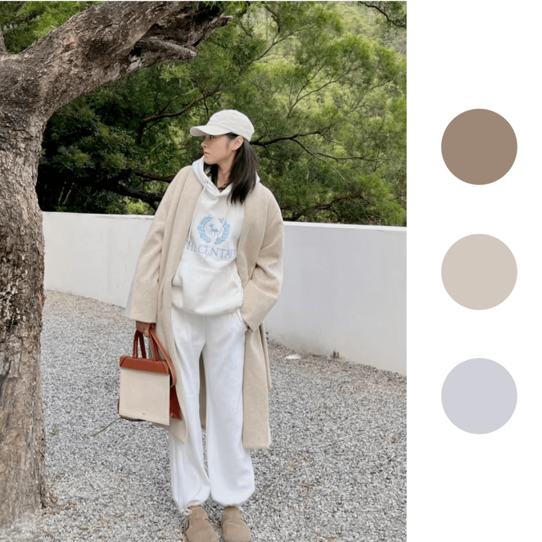 卫衣 大衣里面穿什么?成套穿=好看+高级!