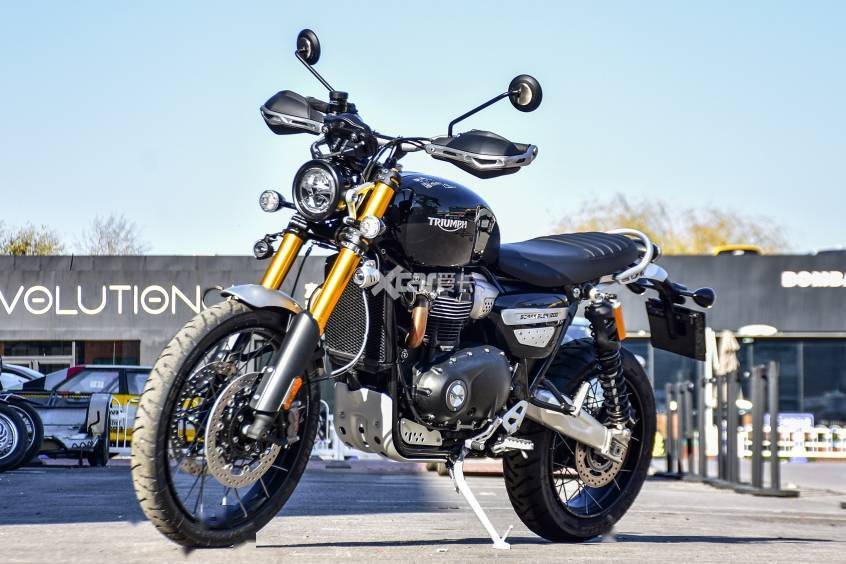 没有比它更能越野的复古车凯旋scrambler1200xe实拍