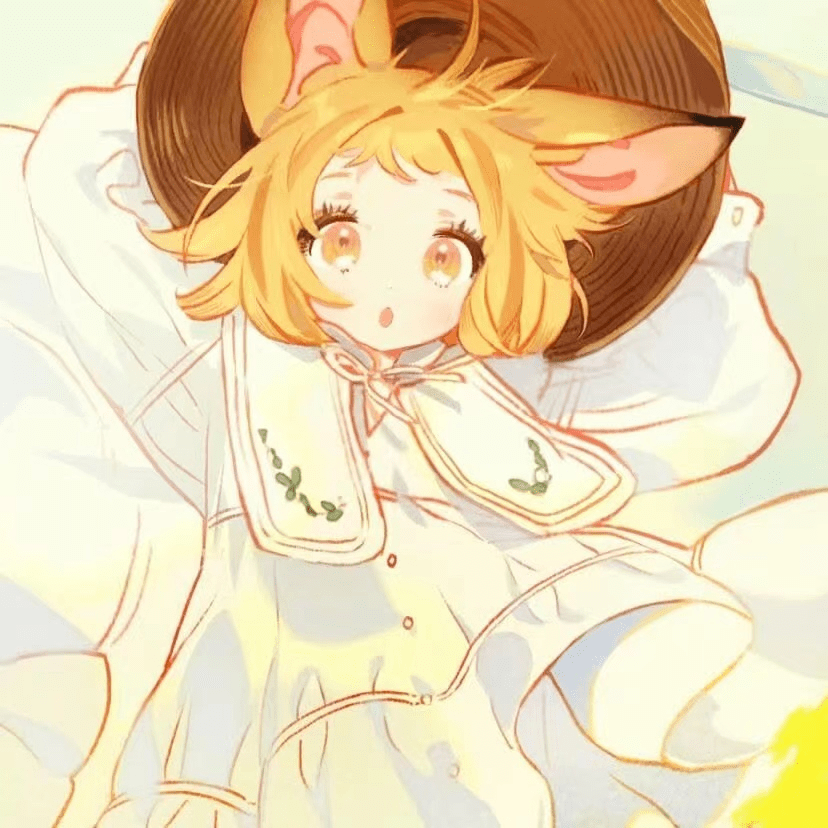 超仙色系动漫女生头像