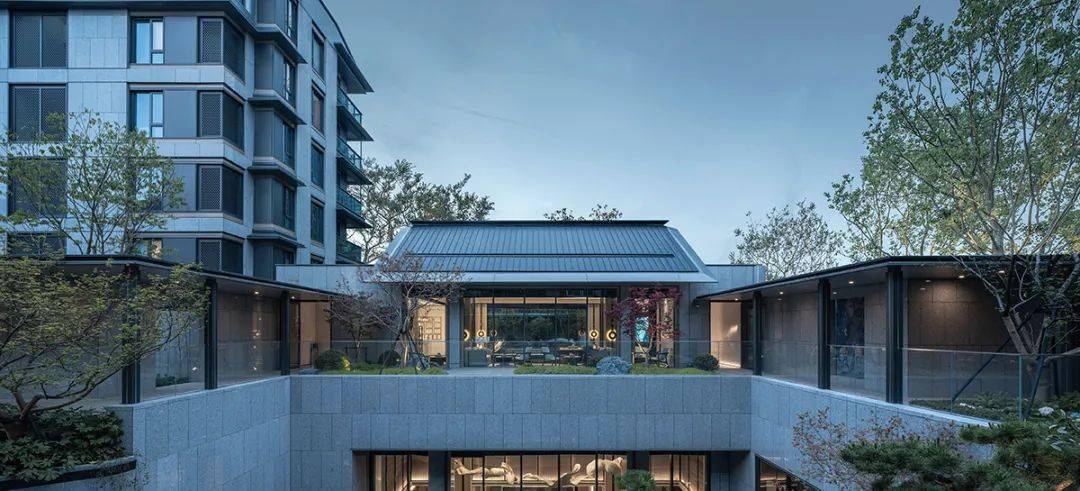 青墨设计丨蓝城南门小团月庐现代低密叠墅