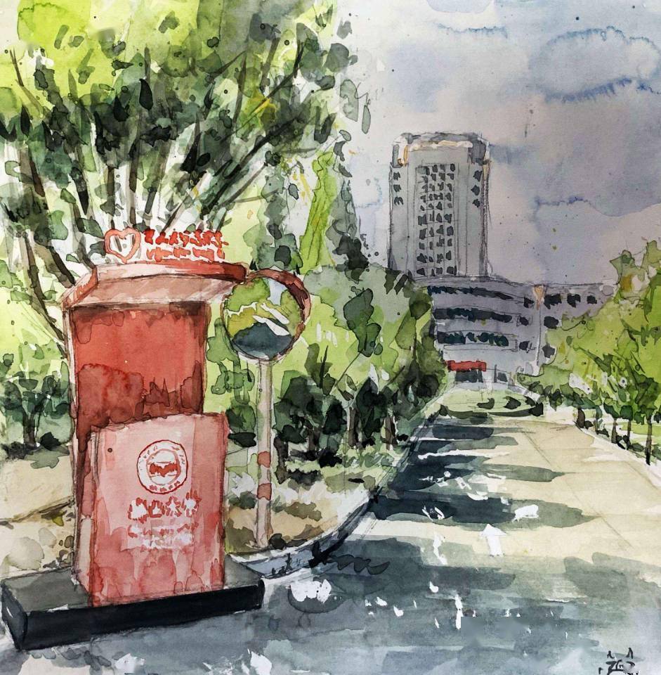 向前奔跑,未来可期远方风景,奋力追求众人拾梦,不懈前行"以下绘画作品