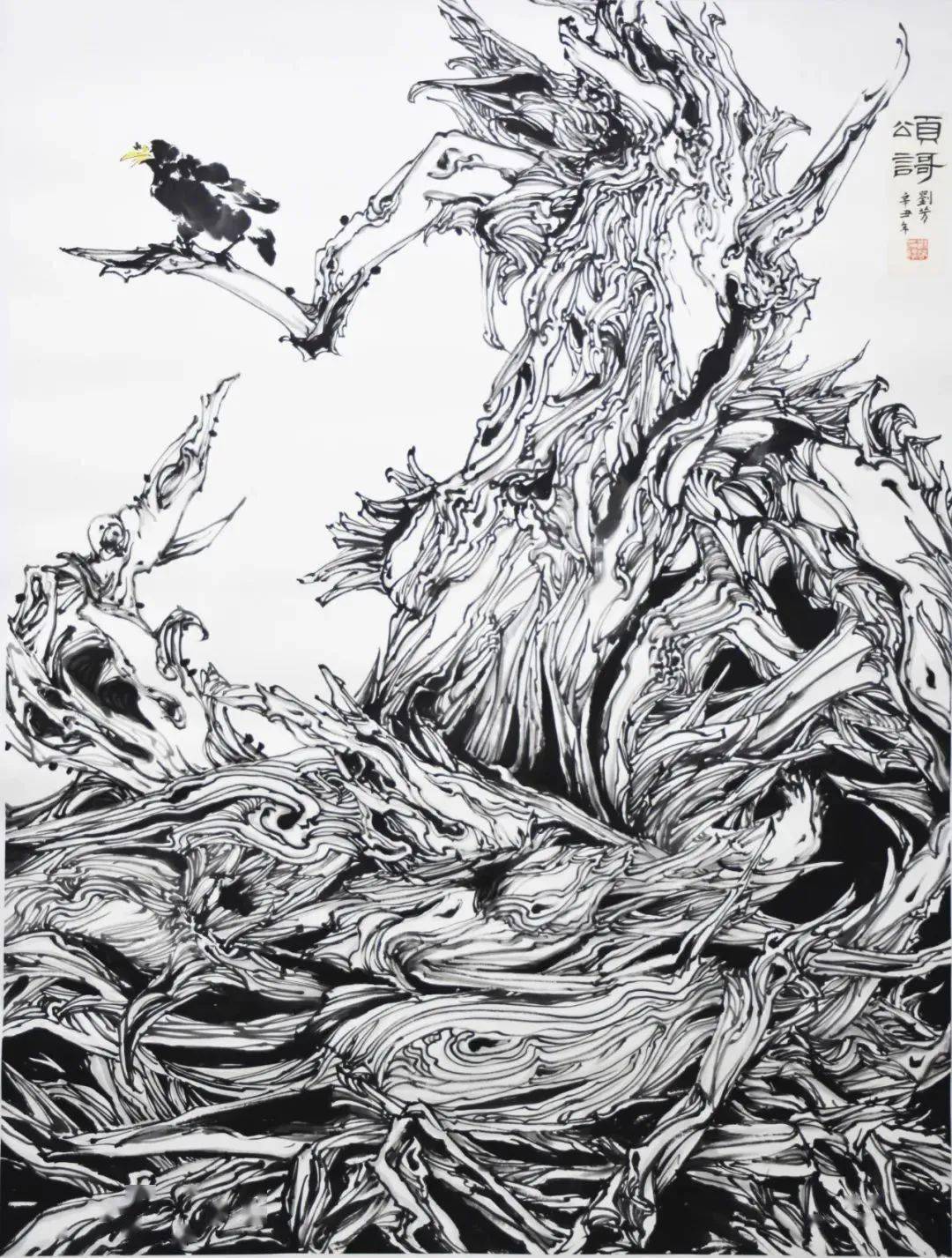 胡杨有他的精神,有他的情感,他用生命谱写悲亢之歌,他用生命承载千年