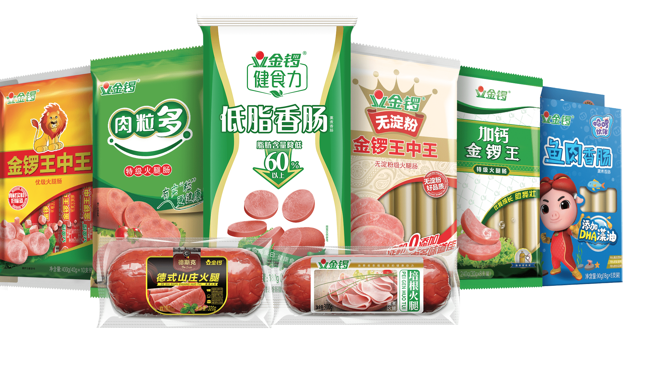 金锣多元肉制品矩阵营销推广时尚化近年来,金锣实现了多元化,多媒介