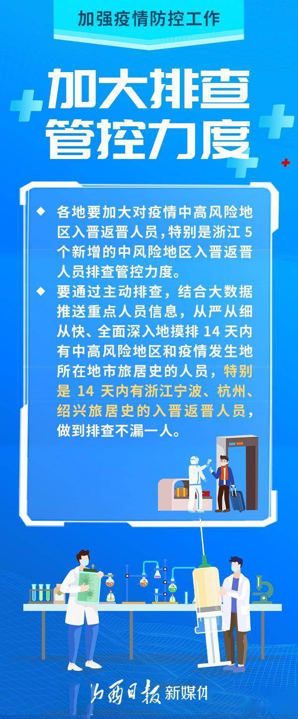 山西|加强浙江等疫情中高风险地区入晋返晋人员排查管控力度！山西再发通知