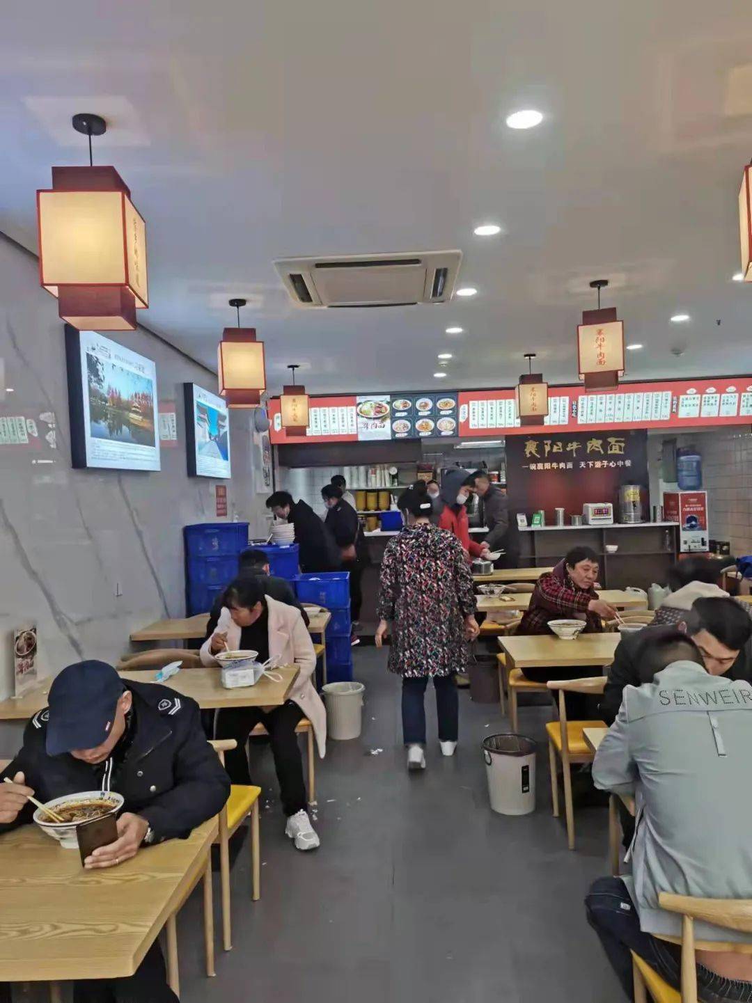 牛肉面店内照片图片