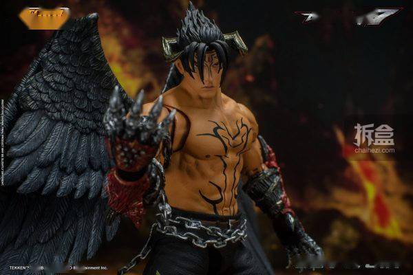 恶魔|STORM TOYS 铁拳7 DEVIL JIN 恶魔仁 风间仁 可动人偶