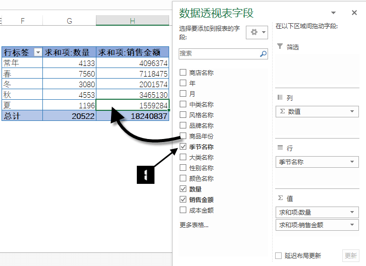 2007透視表的使用方法_透視表_透視表轉(zhuǎn)為普通表