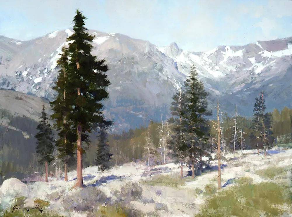 美国西部画家詹姆斯·雷诺兹风景油画作品选_故事_taft_塔夫脱