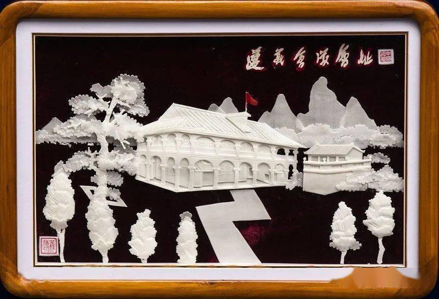 走到市博物馆探访通草堆画的前世今生