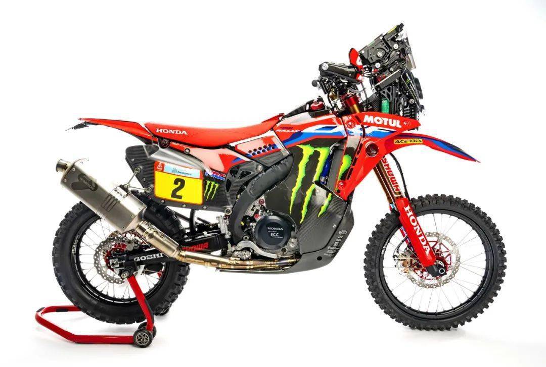 hrc2022达喀尔工厂赛车crf450rally