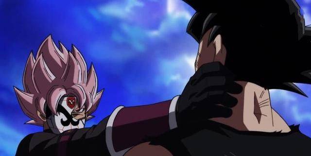 超龙珠英雄35集:玫红悟空对战银发悟空,地球被毁,沙鲁意外登场_贝吉塔