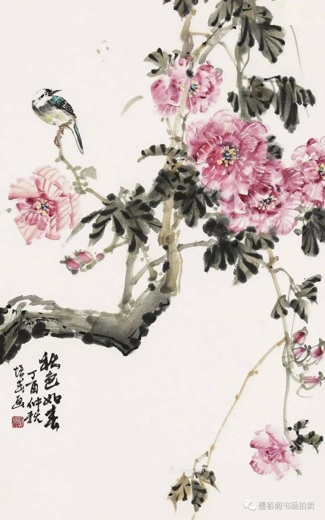 贵州画家夏培民的写意花鸟画好看