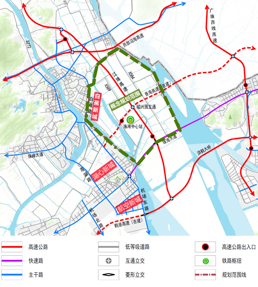 珠海珠海未来交通网_规划_枢纽_片区