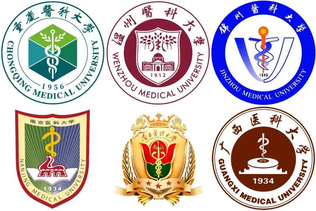 睁大眼睛瞧一瞧在这些医科大学校徽中都盘旋一个神奇的物件--"蛇绕