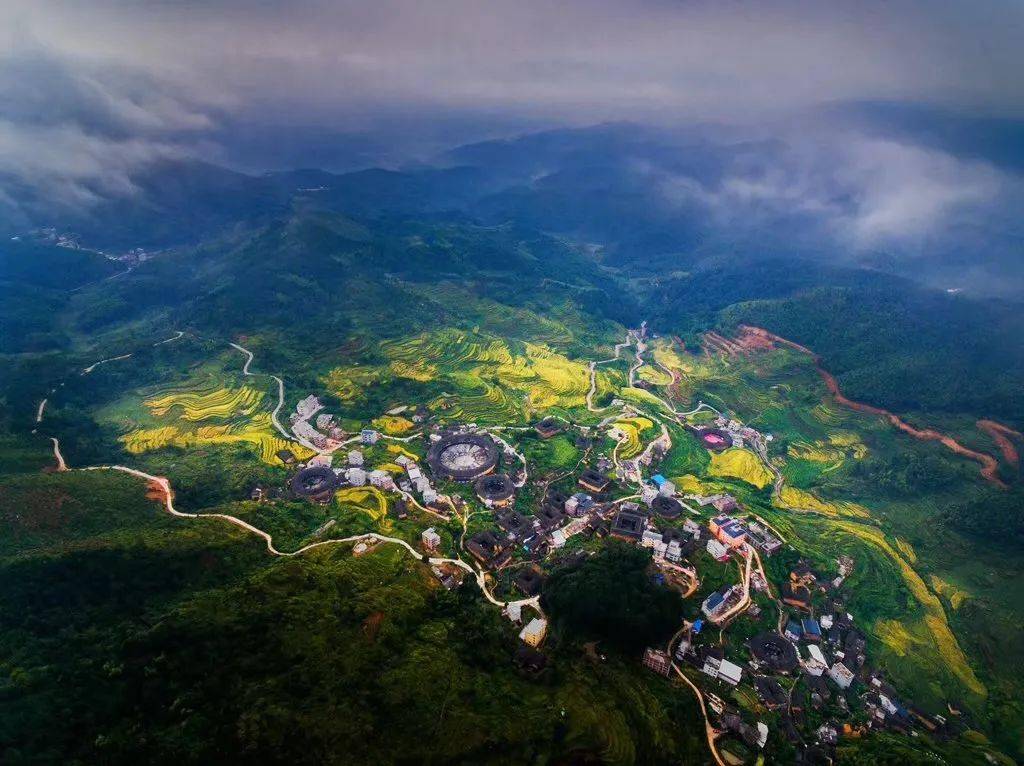 全国乡村旅游重点村丨永定岩太云山梯田美丽画卷