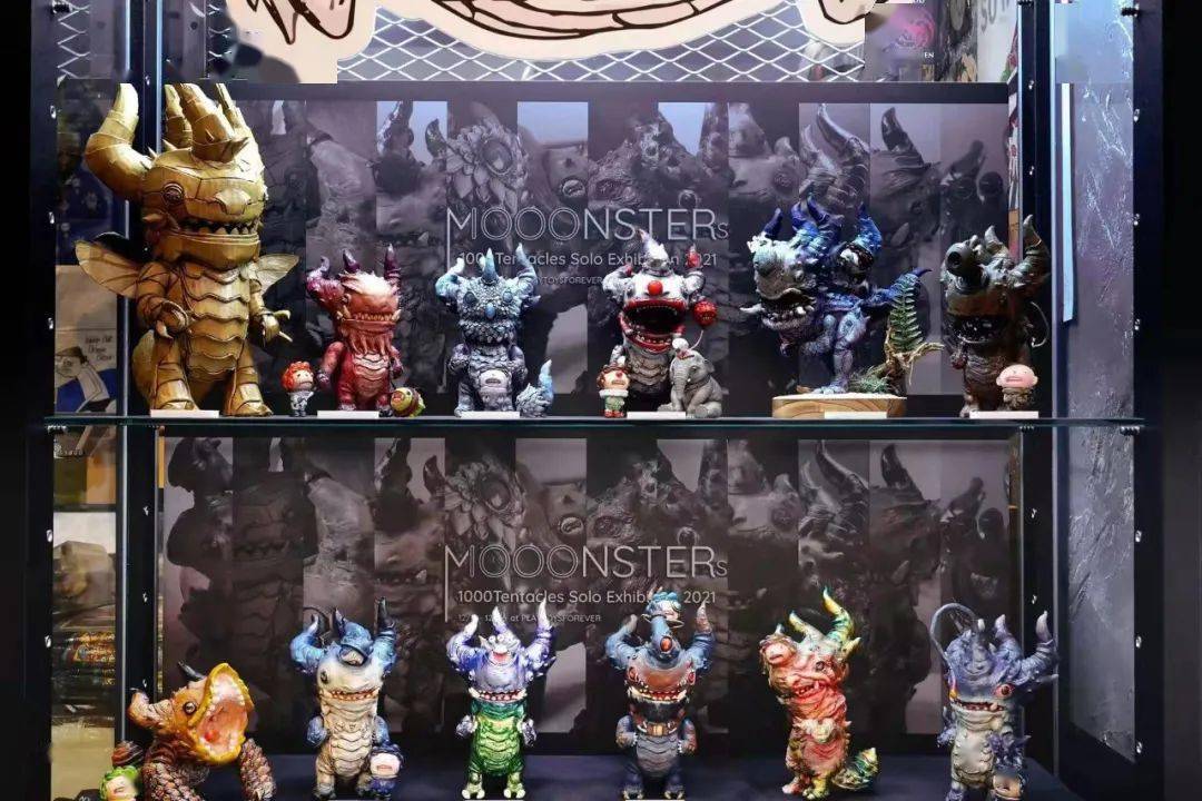 个展|MOOONSTERS – 1000Tentacles 台北个展 2021，天马行空的怪兽世界！