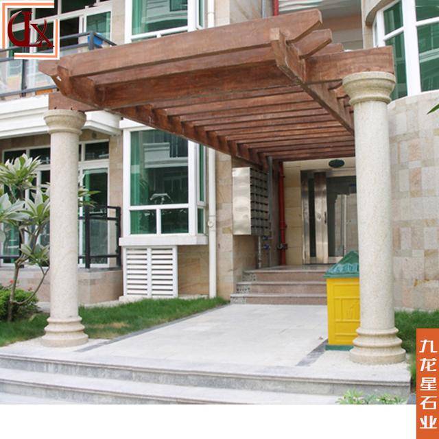 石材柱子四方柱别墅院子大门柱子图片