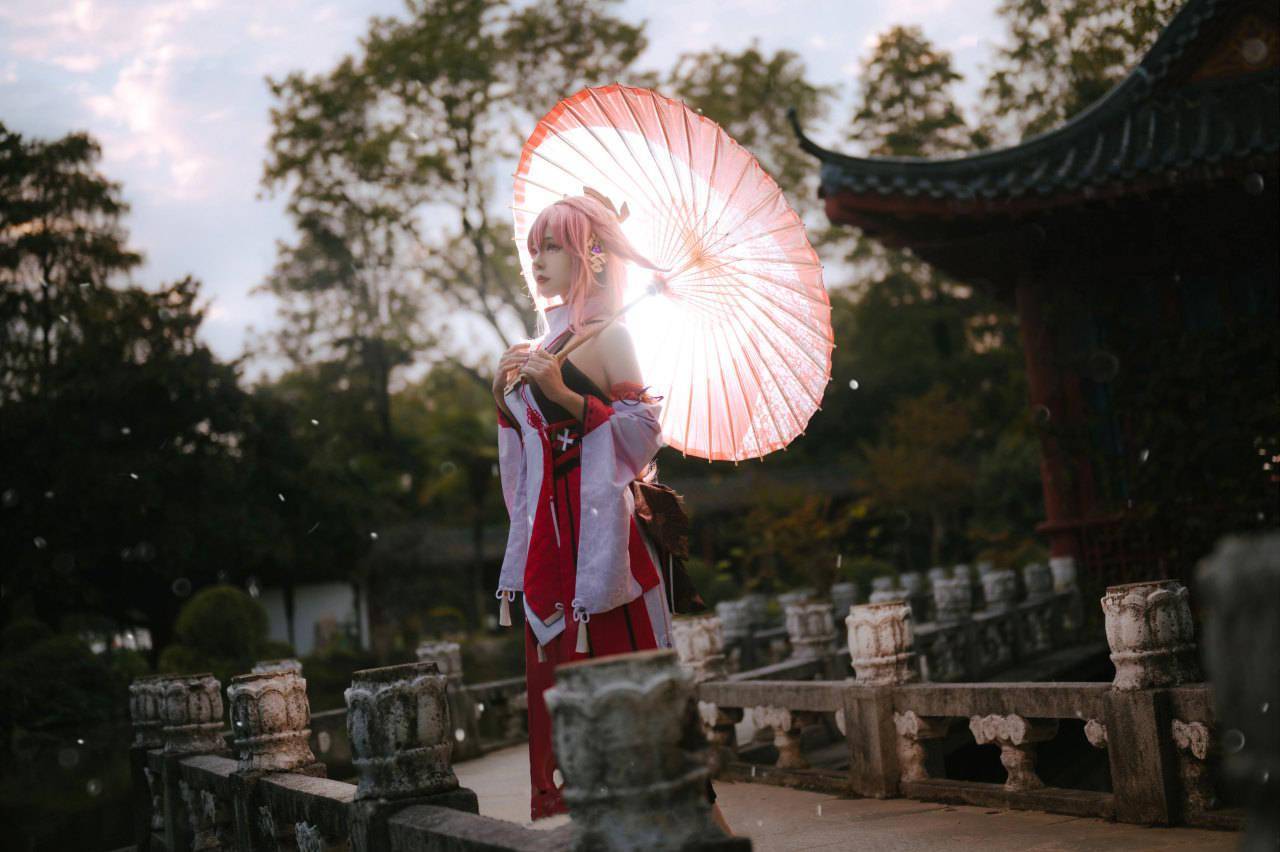 原神|《原神》八重神子cosplay