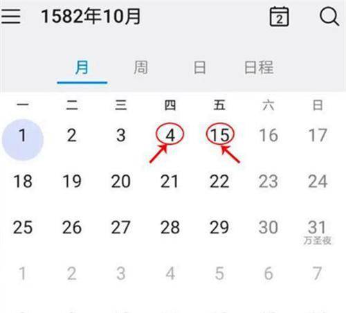 是时光倒流还是历史被掩盖1582年10月为何少了10天发生了什么