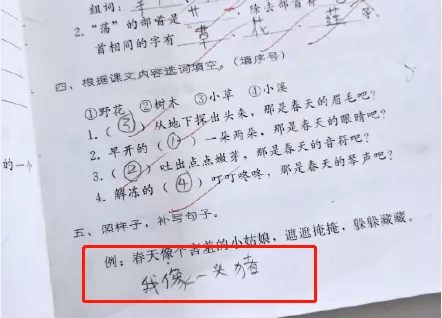 如山|闺蜜羡慕我当老师，直到我让她改了次作业。。。