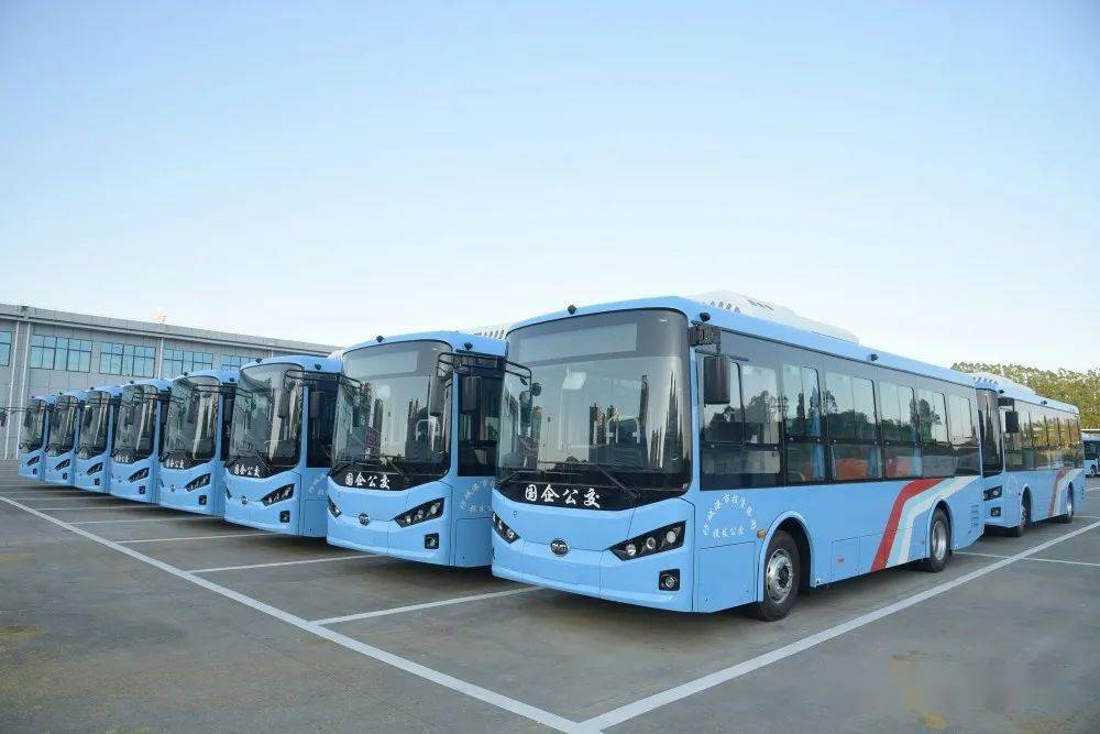 防城港市4条公交车线路新增30辆新能源纯电动公交车