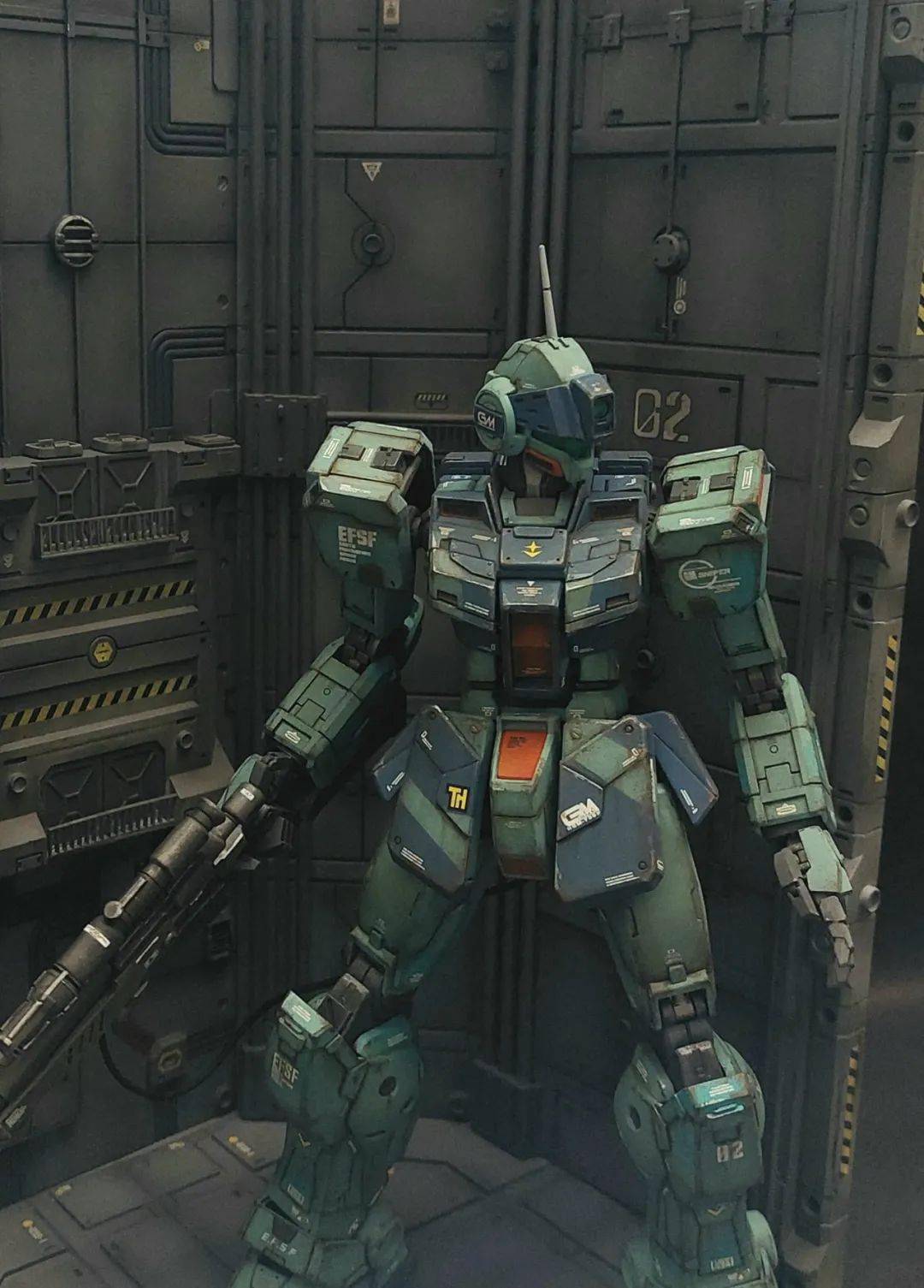 的高达类型模型这种色彩厚重的真实系机体mg gm sniper ll rgm-79sp