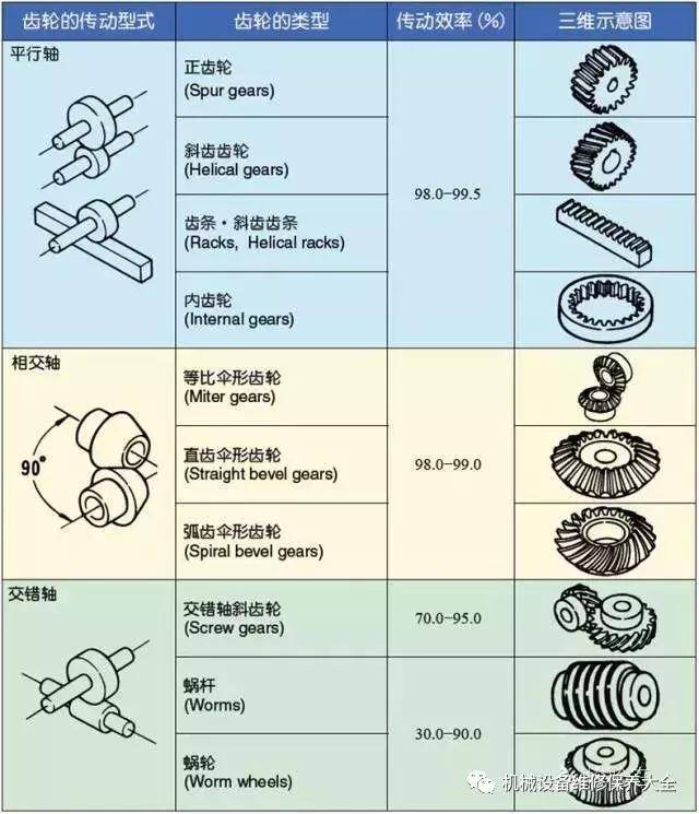 内齿轮和外齿轮的区别图片