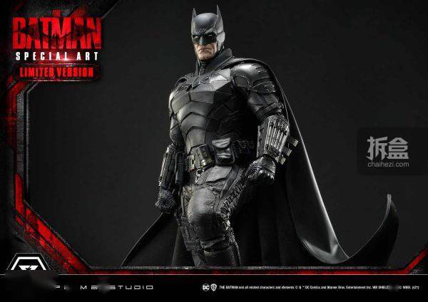 蝙蝠侠PRIME 1 STUDIO 1/3 2022电影 THE BATMAN 蝙蝠侠雕像