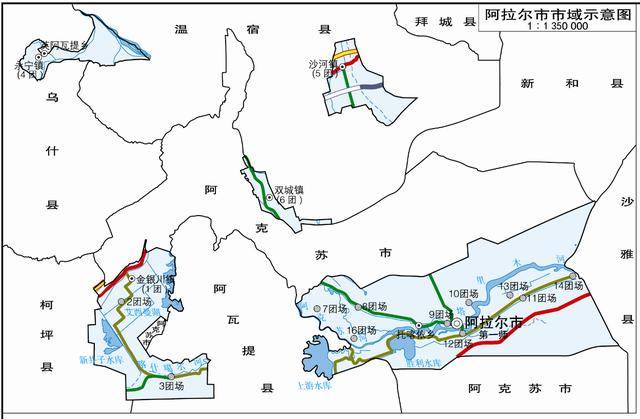 新疆生产建设兵团第一师阿拉尔市概况