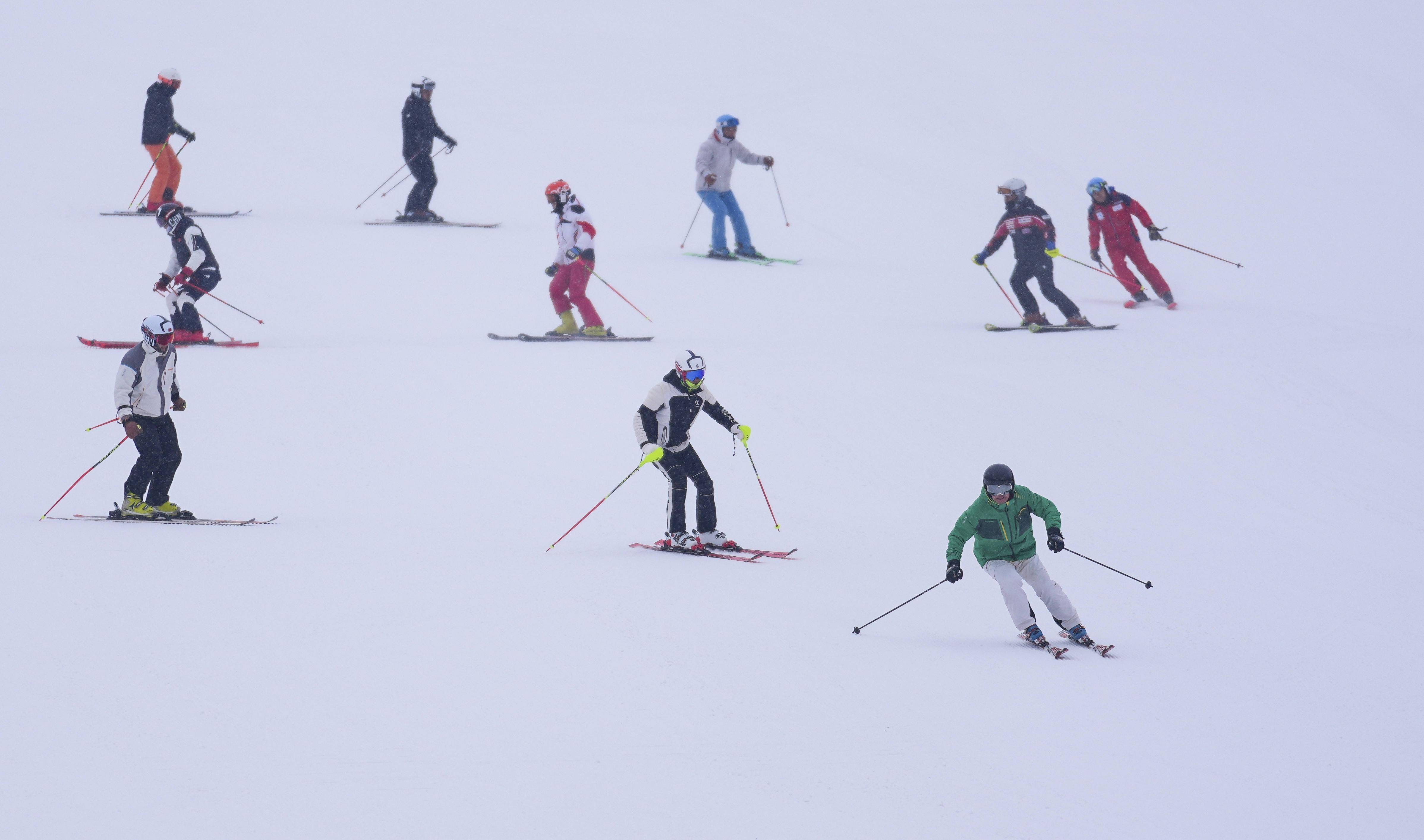 国家高山滑雪场图片
