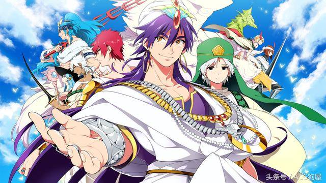 tv 動畫,每季 25 話,外傳漫畫《magi 辛巴達的冒險》先是被改編為 ova