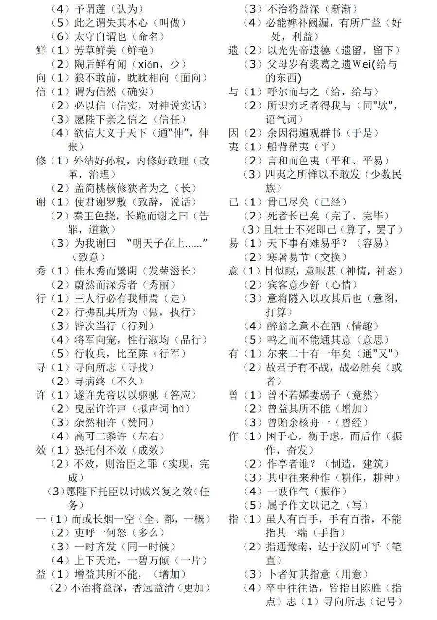 方法|58篇初中语文知识点大总结！字音字形、文言文、文体知识全部囊括！