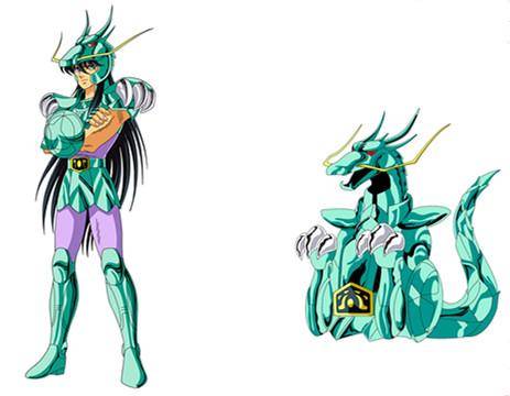 【银河战争篇】至【黄金十二宫篇】天龙座圣衣在圣斗士原著改编的动画