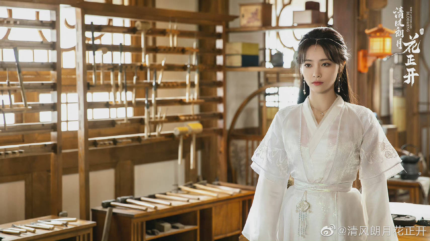 kiki许佳琪新剧《清风朗月花正开》开播……_陈朗_事业_美女