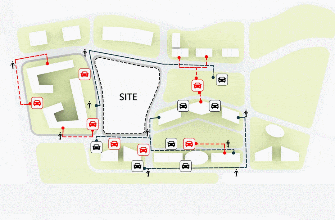 舜泰广场平面图图片