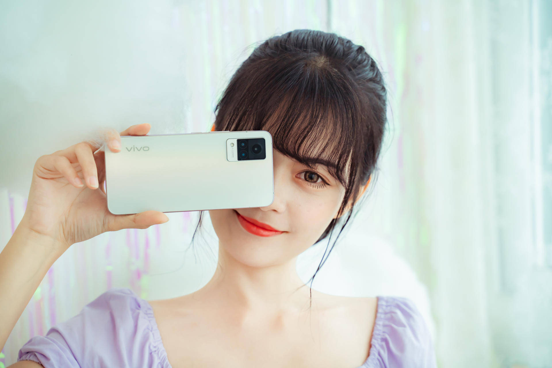 2d美颜太粗糙看看vivos9的3d美颜怎么做的