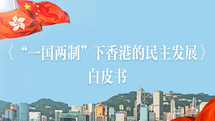 国务院新闻办公室发表"一国两制"下香港的民主发展》白皮书,全面