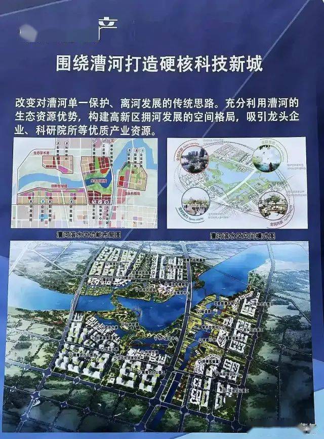 漕河滨水区功能布局图出炉将沿漕河打造硬核科技新城