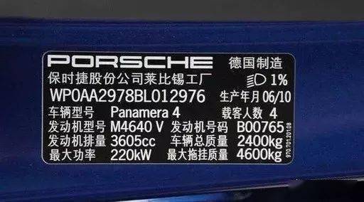 车架号那17个字符里面的秘密真不少