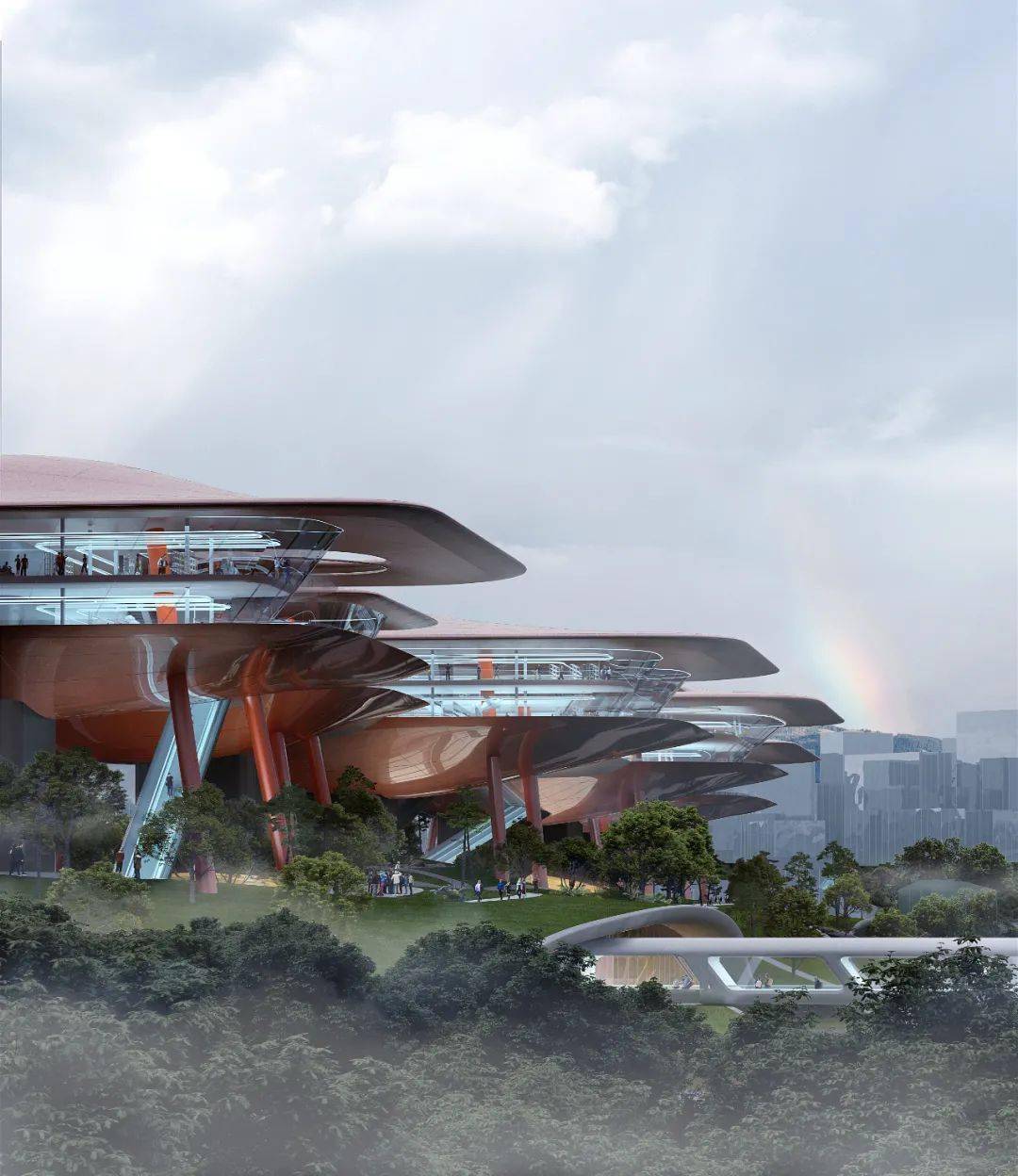 未来感十足!寸滩国际邮轮中心及邮轮母港站tod这样建_建筑_城市_方案