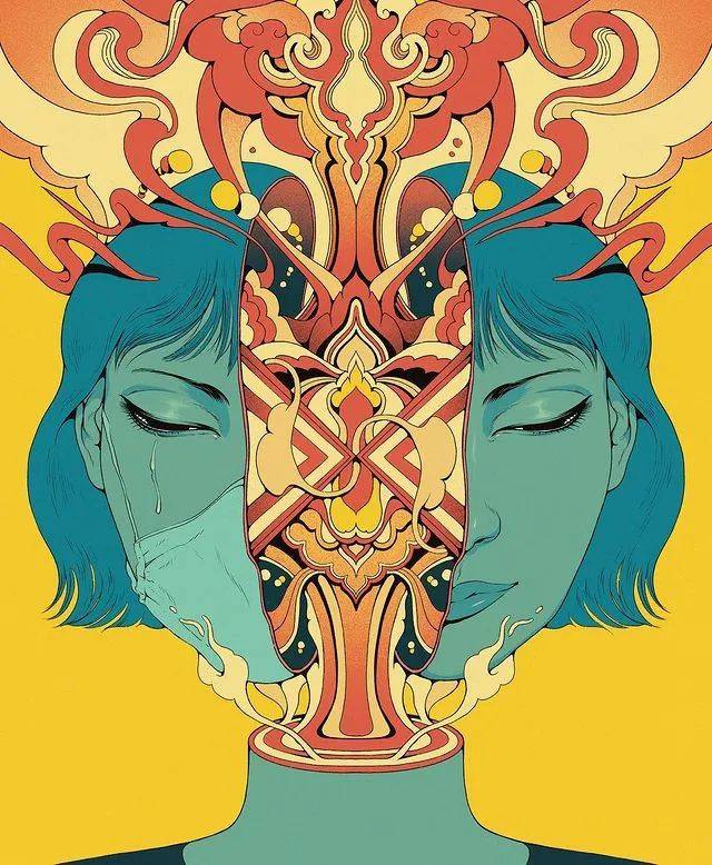 精细华丽的超现实 |艺术家 iain macarthur_图案_作品_元素